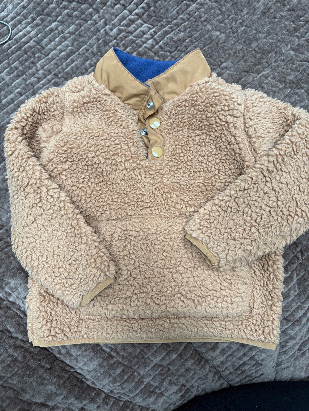 Carter's Camel Sherpa/ Teddy Pullover -Sz 24m